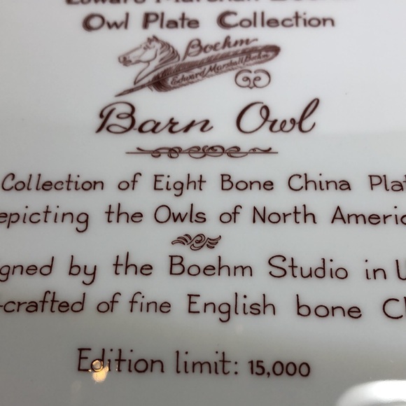 OWL PLATE - Picture 4 of 4